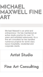 Mobile Screenshot of michaelmaxwellfineart.com